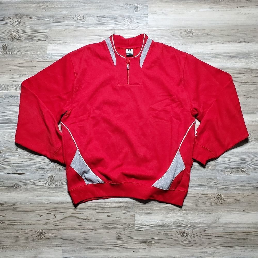 team issue college sweater by Russell size xl